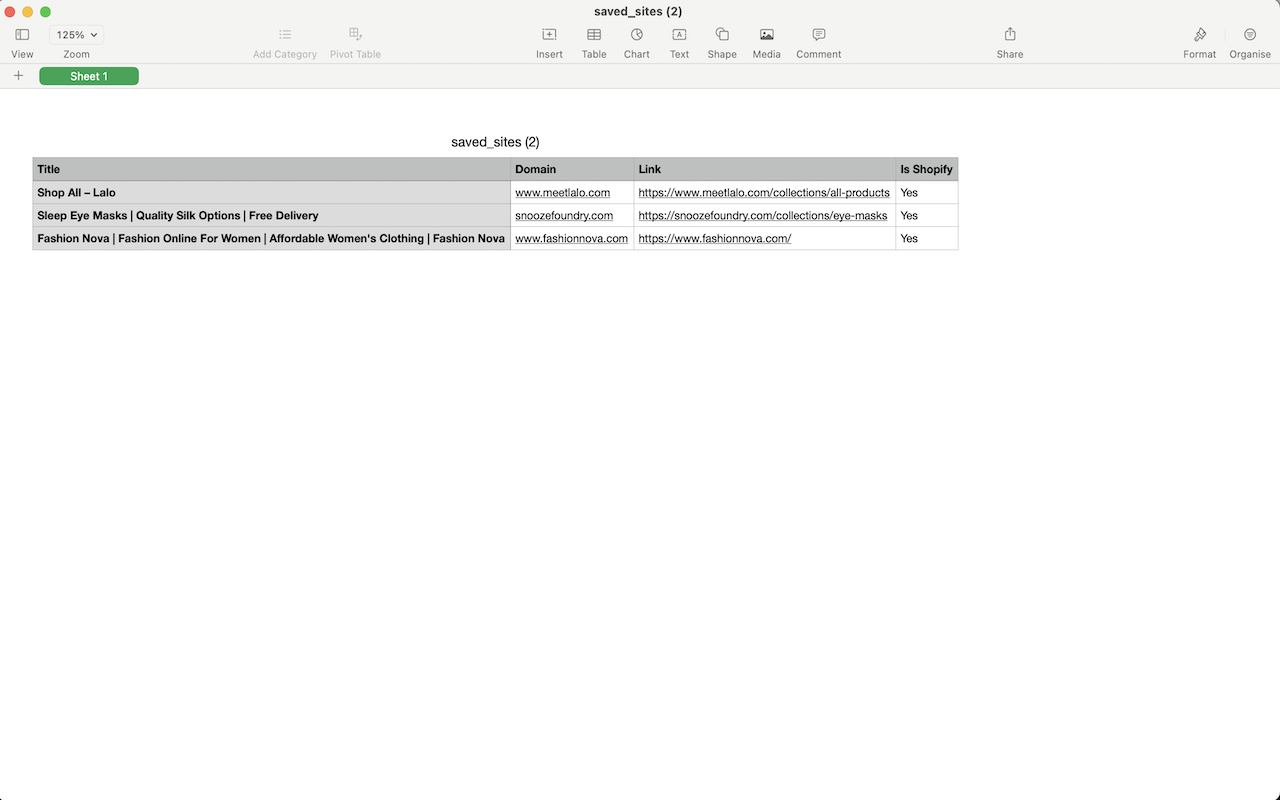 Shopify Detector Screenshot 4